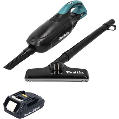 Makita - dcl 182 A1 b Akku Staubsauger 18 v Schwarz + 1x Akku 2,0 Ah - ohne Ladegerät Image