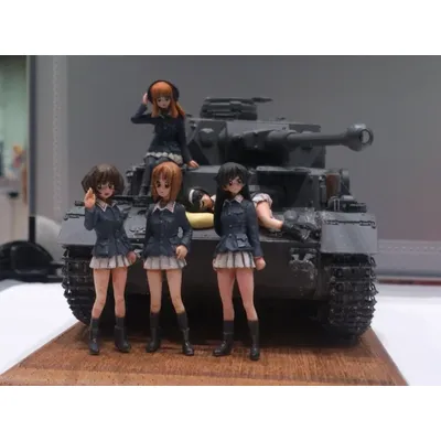 Unlackiert Kit 1/35 Mädchen Ankou team Set nicht haben tank abbildung Historische Figur Harz Kit
