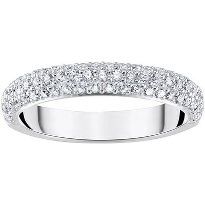 Fingerring THOMAS SABO "Schmuck Silber 925 Ring, TR2462-051-14" Gr. 56, silber (silberfarben, kristallweiß, kristallweiß), Fingerringe, Damen, 56, Silber 925 (Sterlingsilber), 3,5mm, mit Zirkonia (synth.) Image