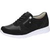 Sneaker WALDLÄUFER "K-JENNY", Damen, Gr. 4,5 (37,5), schwarz, Nubukleder, Nappaleder, Textil, unifarben, sportlich, Schuhe, Komfortschuh, Bequemschuh mit Orthotritt, in extrabreiter Weite K