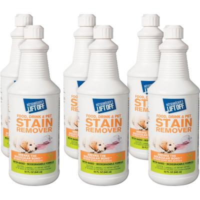Motsenbocker's Liftoff Mötsenböcker's Lift Off Food/drink/pet Stain Remover - 32 Fl Oz (1 Quart)Bottle - 6 / Carton - White