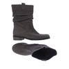 Gabor Damen Stiefel, Gr. 4.5, grau, Leder