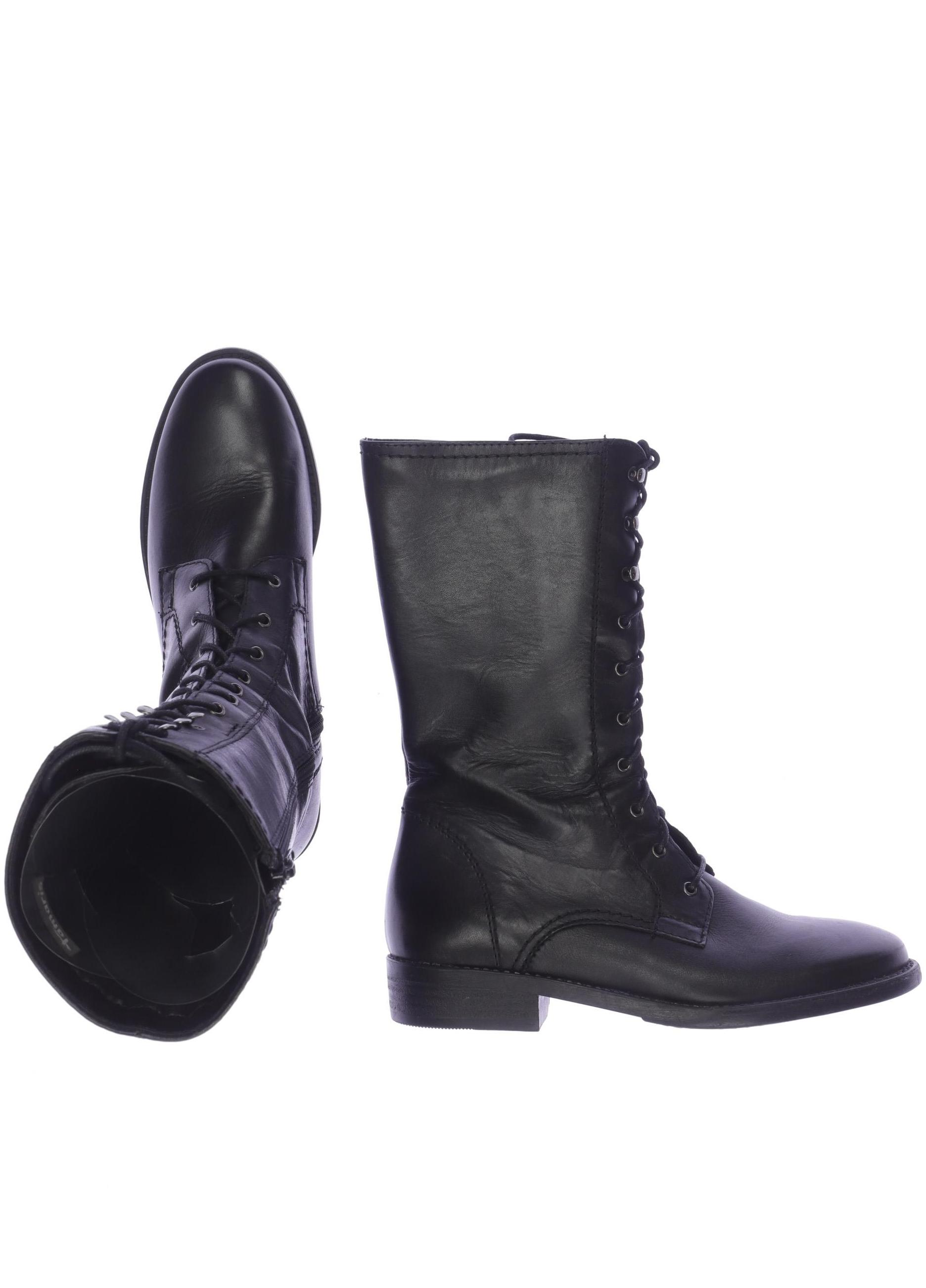 Tamaris Damen Stiefel, Gr. 37, schwarz, Leder Image