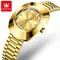 OLEVS 7017 New Diamond Luxury Quartz Watch For Women Big Dial Dual Calendar Dress WristWatches Top