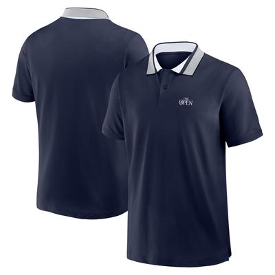 The Open Tipped Pique Polo - Maritimes Blau Image