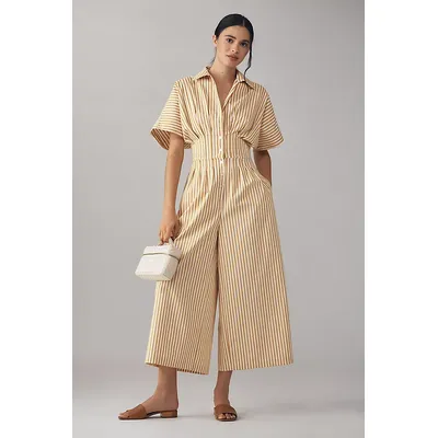 The Tobie Pleated Jumpsuit by Exquise