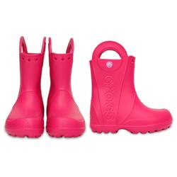 Crocs - Handle It Rain Boot Kids - Gummistiefel 28-29 | EU 28-29 rosa