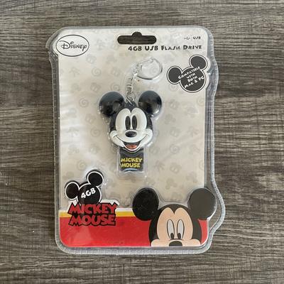 Disney Computers, Laptops & Parts | Disney Mickey Mouse 4gb Usb Flash Thumb Drive W/Keychain Sealed | Color: Black | Size: Os