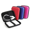 Borsa HDD da 2.5 "custodia da trasporto per disco rigido USB esterno per SSD da 2.5 pollici borsa per auricolari HHD custodia con cerniera per scatola del disco rigido