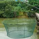 80-100CM Pieghevole Drop Net Gamberetti Catcher Bocca allentata Rete da pesca per serbatoio Anguille Pesce Gamberi Esca Granchio - Casting Rete Trappola Gabbia