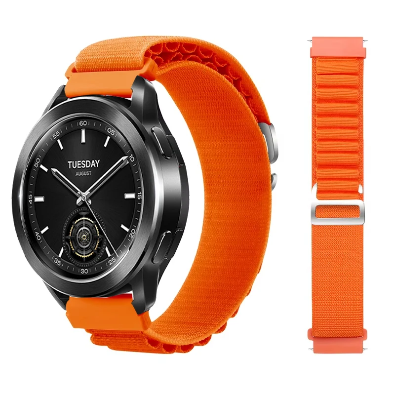 22mm Uhrenarmband Alpine Loop für Xiaomi Uhr S4 S3 S2 S1 Mi Farbe 2 Sport Nylonband für Xiaomi Uhr 2 Pro S1 Aktivarmband Image