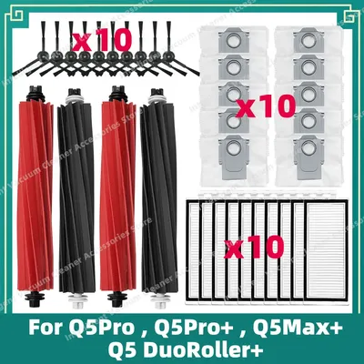 Kompatibel Für Roborock Q5 Pro, Q5 Pro+, Q5 Max+, Q5 DuoRoller+ Ersatzteile Filter Haupt- und Image