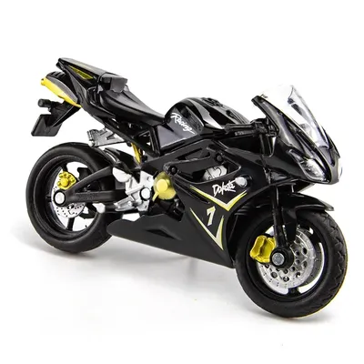 1:18 scala Triumph 675 lega Scooter Sport Bike figurine diecast giocattoli per bambini veicoli da