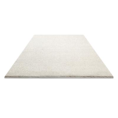 Hochflor-Teppich WECON HOME "Manta", beige (creme weiß), B:120cm H:25mm L:170cm, Polyester, Teppiche, Läufer, Langflor maschinell gewebt, robust, Wohn- & Schlafzimmer, uni Image