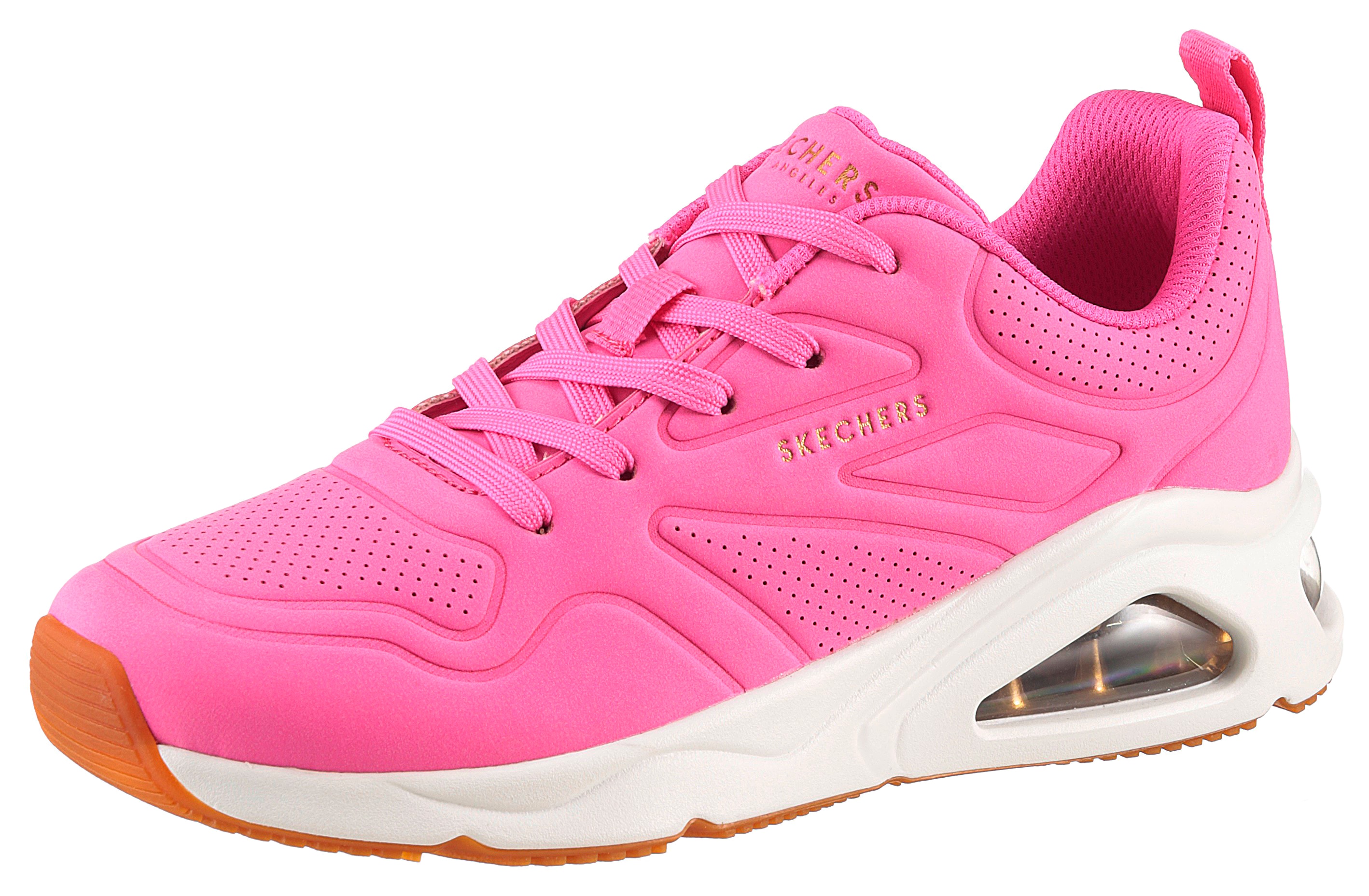Sneaker SKECHERS "TRES-AIR UNO-AH - MAZING", Damen, Gr. 41, pink, Lederimitat, Sportlich, Schuhe, mit Skech-Air Funktion