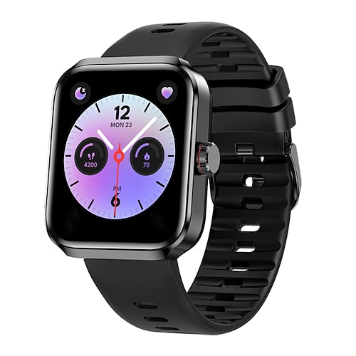 696 NX22 Smartwatch 1.78 Zoll Smartwatch Fitnessuhr Bluetooth Schrittzähler Anruferinnerung Schlaf-Tracker Kompatibel mit Android iOS Damen Herren GPS Freisprechanlage Nachrichterinnerung IP 67 46mm