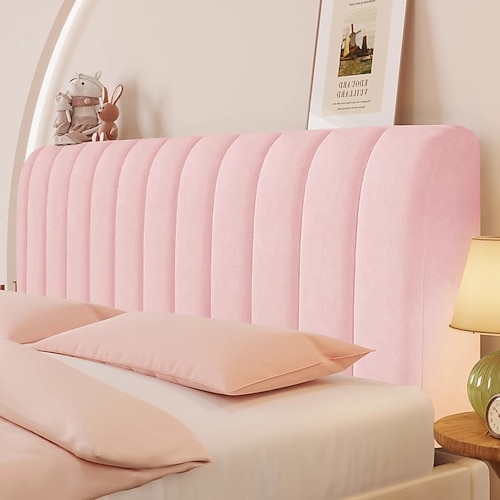 Bettkopfteilabdeckungen Schutzhülle staubdichte dehnbare verdickte Bettkopfpolsterung Schutzabdeckung waschbare kühlende Kopfteil-Schutzhülle Image