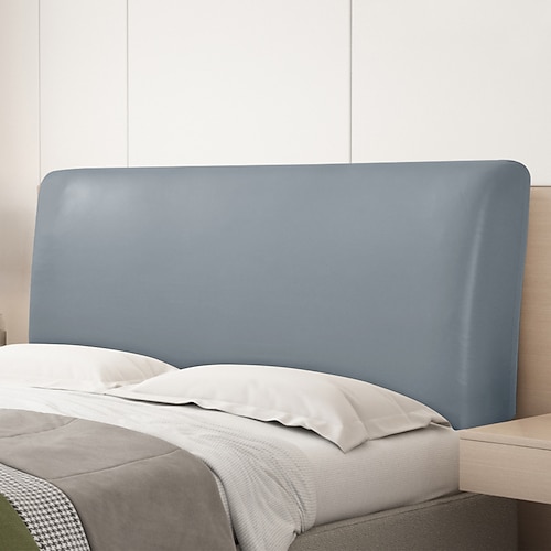 PU Bettkopfteilabdeckung Schutzhülle wasserdichte dehnbare Kopfteilabdeckung verdickte staubdichte Schutzhülle für Heimdekoration waschbar Image