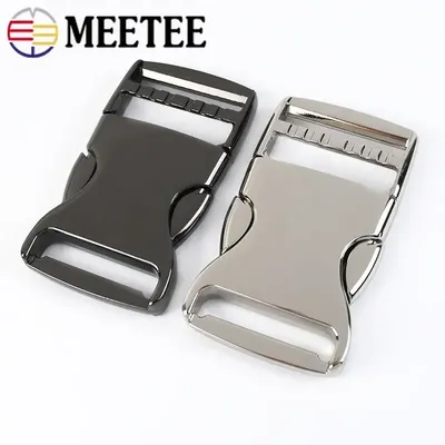 2/5Pcs 20-38mm Metal Quick Side Release Buckle Bag Belt Dog Collar Webbing Strap Adjust Clasps Hook