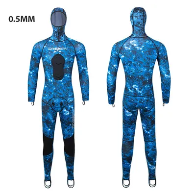 0.5mm Lycra Wetsuitsurf Scuba Diving Suit Equipment Underwater Fishing Spearfishing Kitesurf Swimwear Wet Suit Equipment