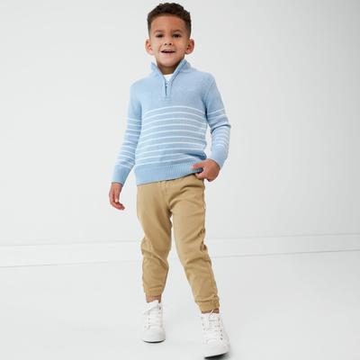 Lakeside Stripe Zip Sweater - 3T