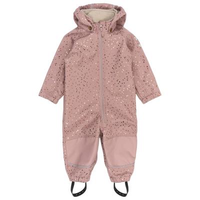 Mikk-Line - Kid's Softshell Suit Recycled Uni AOP - Overall Gr 80 rosa Image