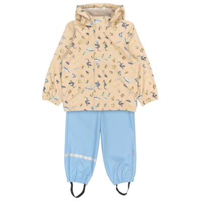 Mikk-Line - Kid's PU Rain Set Magic Rec. w. Suspension 104 Gr 86 beige Image