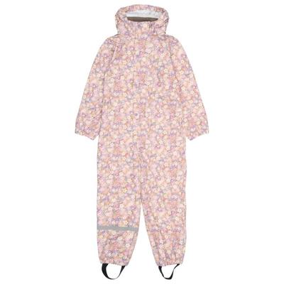 Mikk-Line - Kid's PU Rain Suit AOP Recycled - Overall Gr 92 rosa