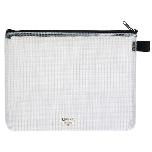 Rexel Dokumentenmappe DIN A5 Reißverschluss Transparent PVC (Polyvinylchlorid) 180 Mikron Image