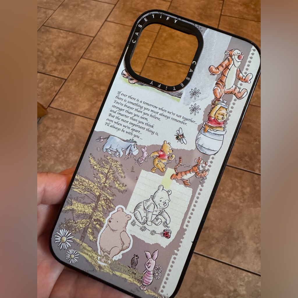 Disney Cell Phones & Accessories | Disney Winnie The Pooh Phone Casetify Case (Iphone 13 Pro Max) | Color: Black | Size: Os