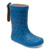 Gummistiefel BISGAARD "fashion Weite: normal", Kinder, Gr. 28, peace on earth sky, Gummi, gemustert, casual, Schuhe, Matschstiefel mit Print, Größenschablone zum Download