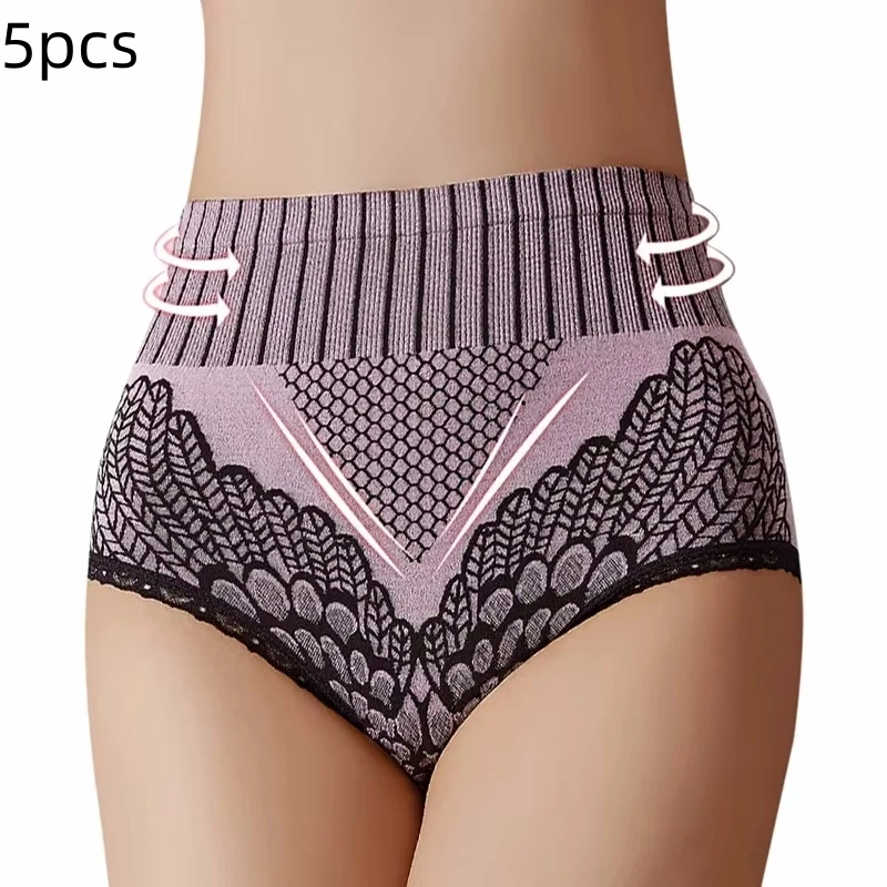 Frauen Hohe Taille Gestaltung Höschen Atmungs Body Shaper Abnehmen Bauch Unterwäsche Kolben-heber Nahtlose Höschen Shaperwear Image