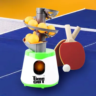 Tischtennis Pitching Roboter Maschine Mini Kind Ping Pong Spiel Training Automatische Dienen Ball Launcher Gerät Tragbare Trainer Image