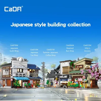 Cada Japanisches Sushi-Haus, Street View, Ziegelgeschäft, LED, japanisches gedämpftes Brötchenhaus, Image