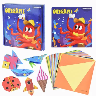 108 Seiten/Box Baby Bastel spielzeug DIY Papier Schneid buch 3d Cartoon Tier Origami Handwerk Papier Image
