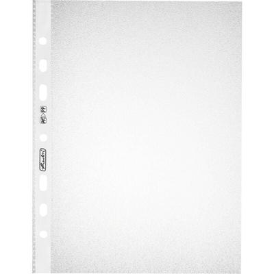 Prospekthülle A5 pp Standard genarbt dokumentenecht 10 Stück Prospekthülle - Herlitz Image