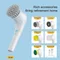 Brosse électrique multifonctionnelle pour livres, lave-auto, sèche-linge de cuisine, outil de vaisselle, baignoire, 5 en 1