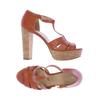 Michael Michael Kors Damen Sandale, Gr. 9, orange, Leder