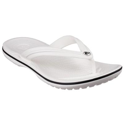 Crocs Crocband Flip Croslite Gummisohlen Weiße Hausschuhe Image