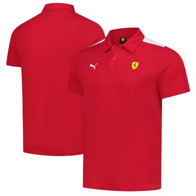 Puma Scuderia Ferrari Klassisches Poloshirt – Rot Image