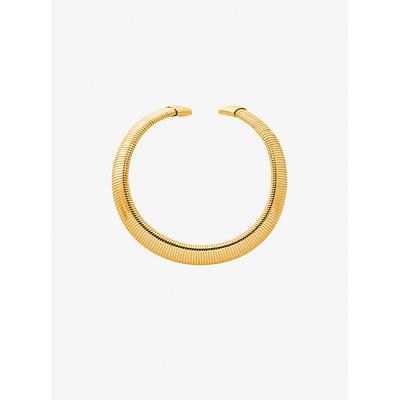 Michael Kors Precious Metal-Plated Brass Collar Necklace Gold One Size