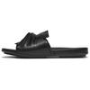 Pantolette FITFLOP "GRACIE SOFT-TWIST LEATHER SLIDES", Damen, Gr. 39, schwarz, Schafsleder, unifarben, modisch, Schuhe, Pool Slides, Sandale mit DYNAMICUSH-Technologie