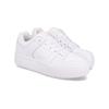 Sneaker DC SHOES "Manteca 4 Platform", Gr. 7(38), weiß (weiß, weiß), Obermaterial: Leder (Kuh) / Futter: Textil / Außensohle: Gummi, Schuhe