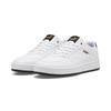 Sneaker PUMA "COURT CLASSIC", Gr. 42,5, schwarz-weiß (puma weiß, puma schwarz, puma gold), Synthetik, sportlich, Schuhe