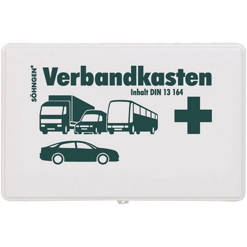 SÖHNGEN Erste-Hilfe-Kasten KFZ Weiß 26 x 16 x 8 cm Image