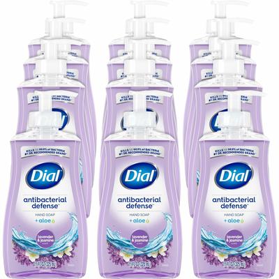 Dial Antibacterial Defense Liquid Hand Soap, 11 fl oz, 12/Carton (DIA20934CT)