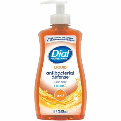 Dial Professional Antibacterial Defense Liquid Hand Soap, Fresh Scent, Aloe Vera Scent, Pump Dispenser (DIA35470EA)