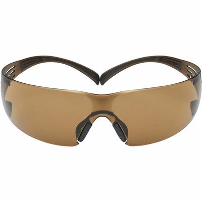3M SecureFit Protective Eyewear, Polycarbonate, Anti-fog, Comfortable, Soft, Nose Bridge, Impact Resistant, Adjustable Temple (MMMSF405SGAFB)