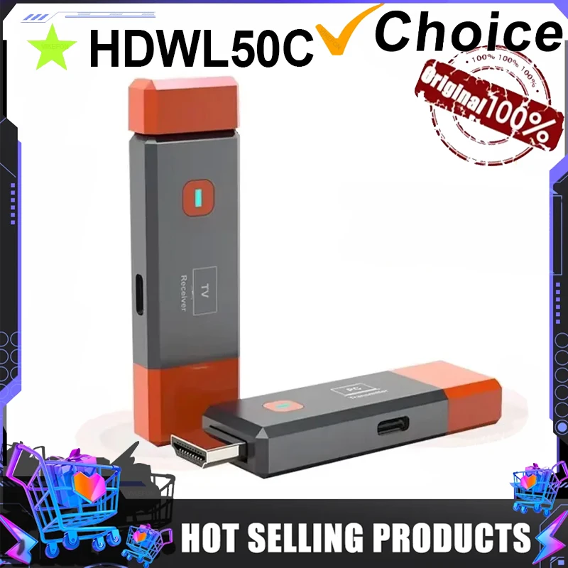 50M Wireless HDMI-Kompatibel Video Sender Empfänger Kits Extender Adapter TV Stick Dongle für Monitor Projektor Laptops PC Image