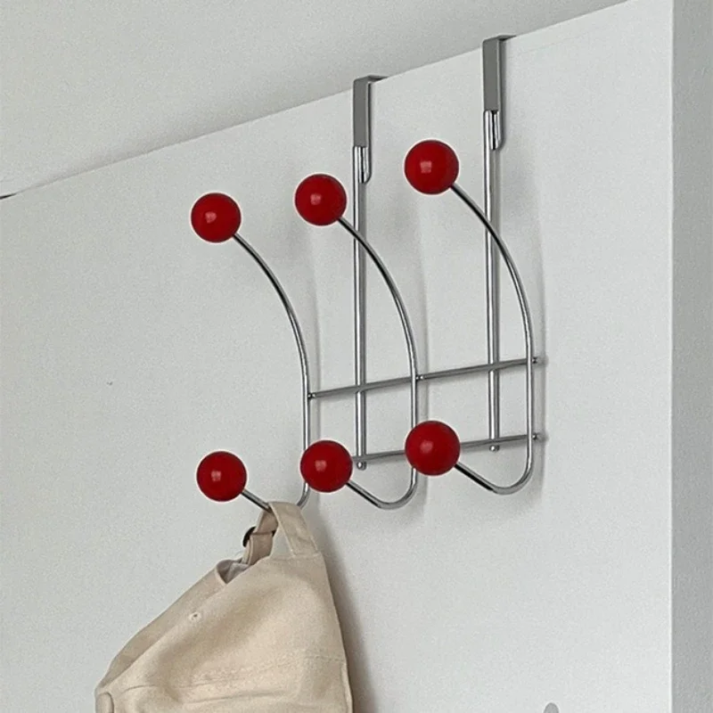 Tragbarer Türhaken zum Aufhängen, Garderobe ohne Bohren, multifunktionale Schlafzimmer-Aufbewahrung, Kleiderbügel, Küchen-Organizer, Wohnaccessoires